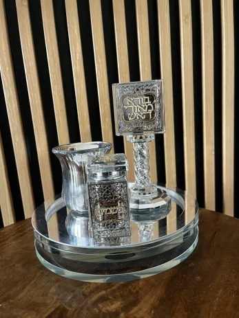 סט להבדלה מהודר מקריסטל