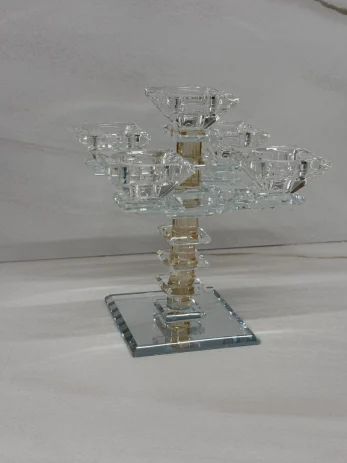 פמוטי קריסטל חמישה קנים