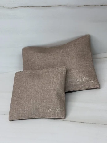 סט טלית תפילין דמוי עור