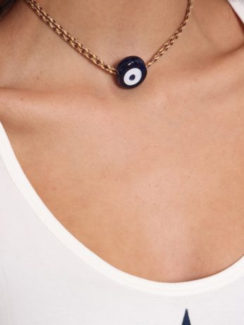 שרשרת צמה עין