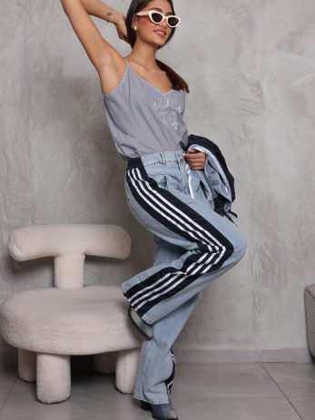 מכנסי גינס פס