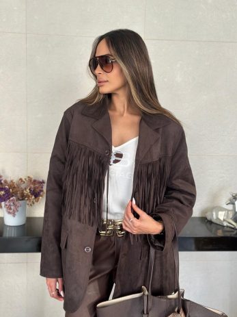 גקט זמש פרנזים