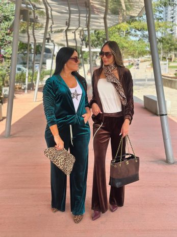 חליפת קטיפה שרוול כיווצים