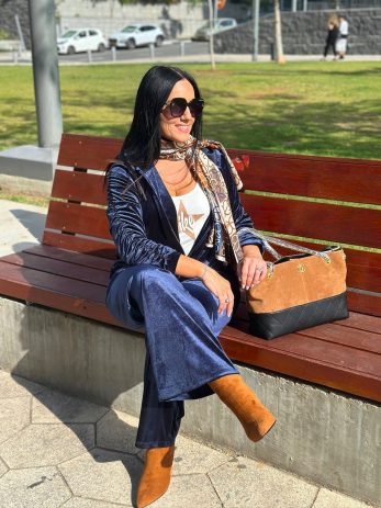 חליפת קטיפה שרוול כיווצים