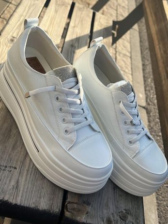 סניקרס פלטפורמה לבנות