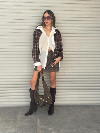 גקט קרופ משבצות