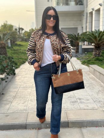 גינס מחטב כהה משופשף