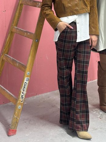 מכנסי משבצות גרייס