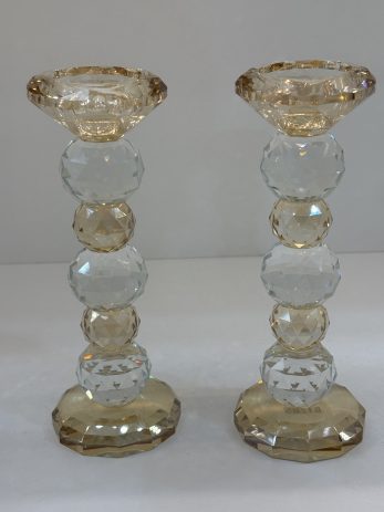 זוג פמוטי קריסטל- עיגולים