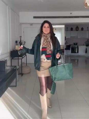 TOTAL LOOK ירוק קמאל