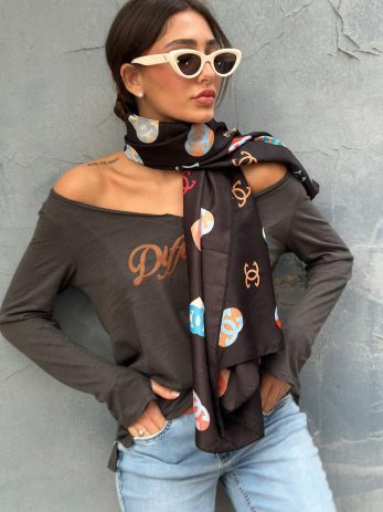 בייסיק כפפה טקסט דמוי עור