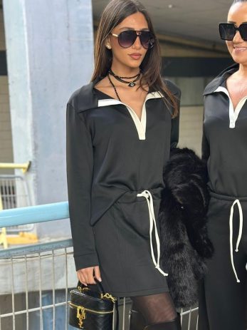 חליפת מוניקה חצאית