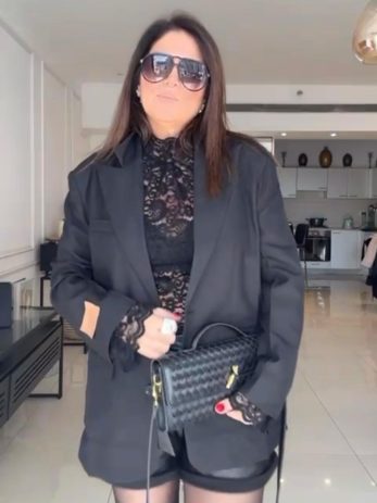 TOTAL LOOK מחוייט שחור